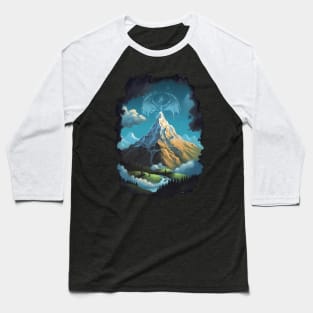 The Lonely Mountain and the Dragon - Fantasy Baseball T-Shirt